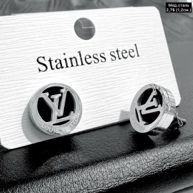 Сережки мед.сталь 10686 (1.2см.)